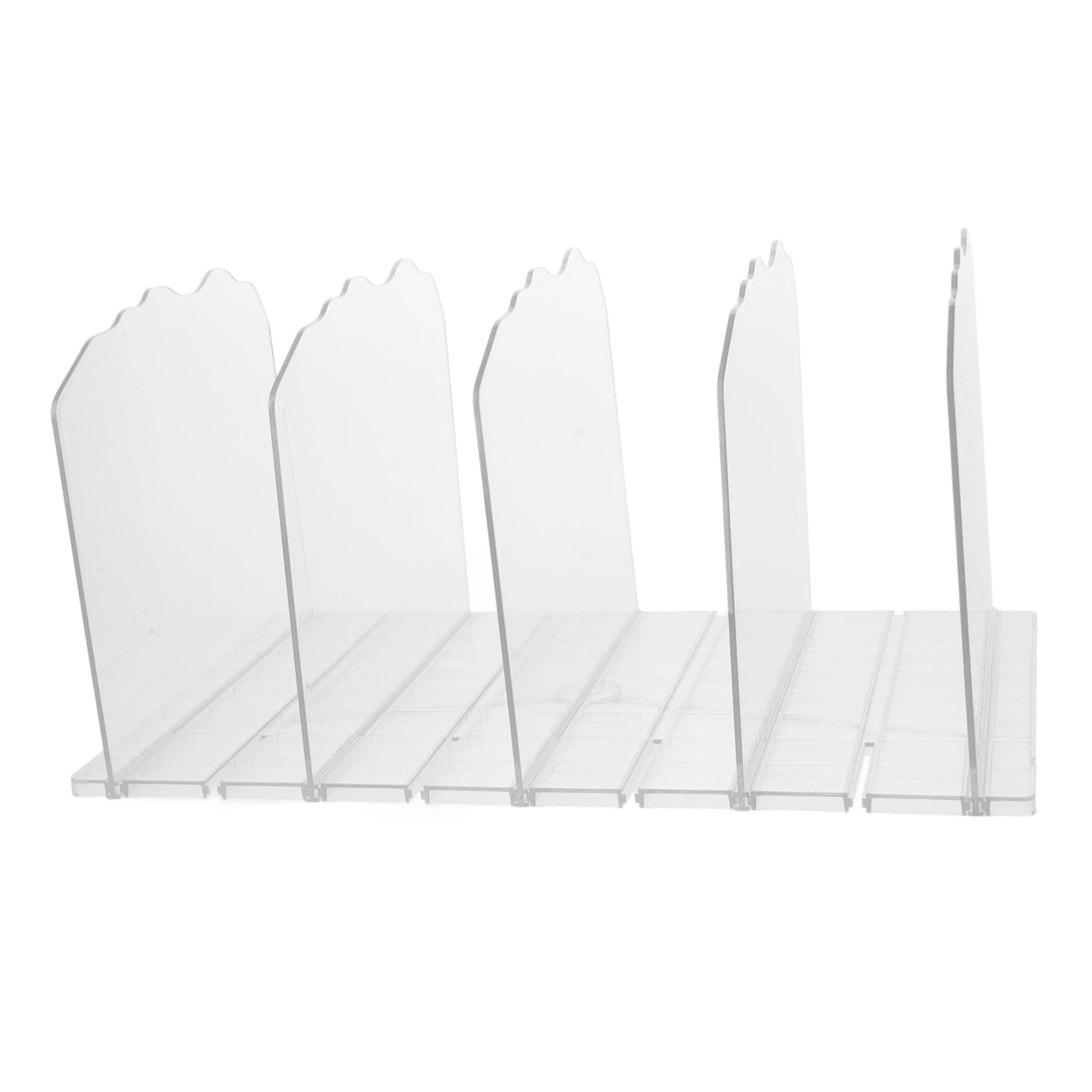 Operitacx Organizador Transparente de Bolsos Estantería de Escritorio de Abs, Diseño Modular Fácil de Usar para Organización en Armarios y Escritorios
