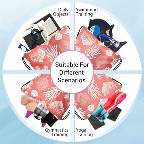 Image of Grip Bag for Gymnasts Small Drawstring Gymnastics Athlete Bag for Gym