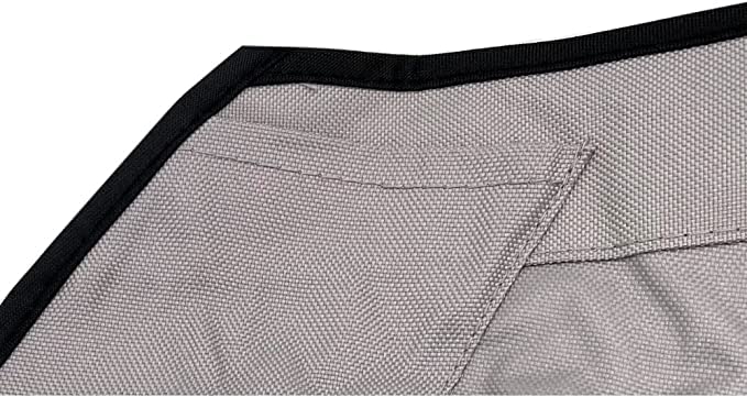 TELO TENDA PER TENDALINO + COPRI TENDALINO CAPOTTINA PARASOLE A 4 ARCHI VARIE MISURE E COLORI (GRIGIO, 240 X 200)