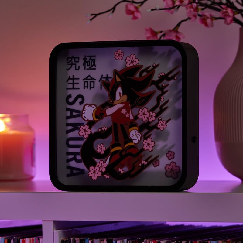 Numskull Official Sakura Shadow Acrylic Logo Desk Lamp Wall Light for Bedroom Office, Home, Study, Work - Image 4