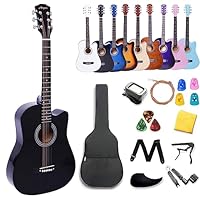 Aria エレアコ guitar 青 ハードケース その他セット 初心者 Amazon | Legend by Aria FG-15CE/BLS エレアコ
