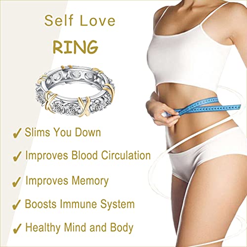 Full Moissanite Diamond Ring for Women Shaping Rings Gold/Rose Gold/Silver X Cross Ring Women Wedding Band Ring2