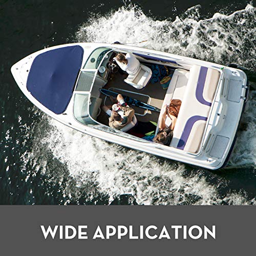 image for Mophorn Boat Steering Cable 17' Outboard Rotary Steering Kit 17 Feet O