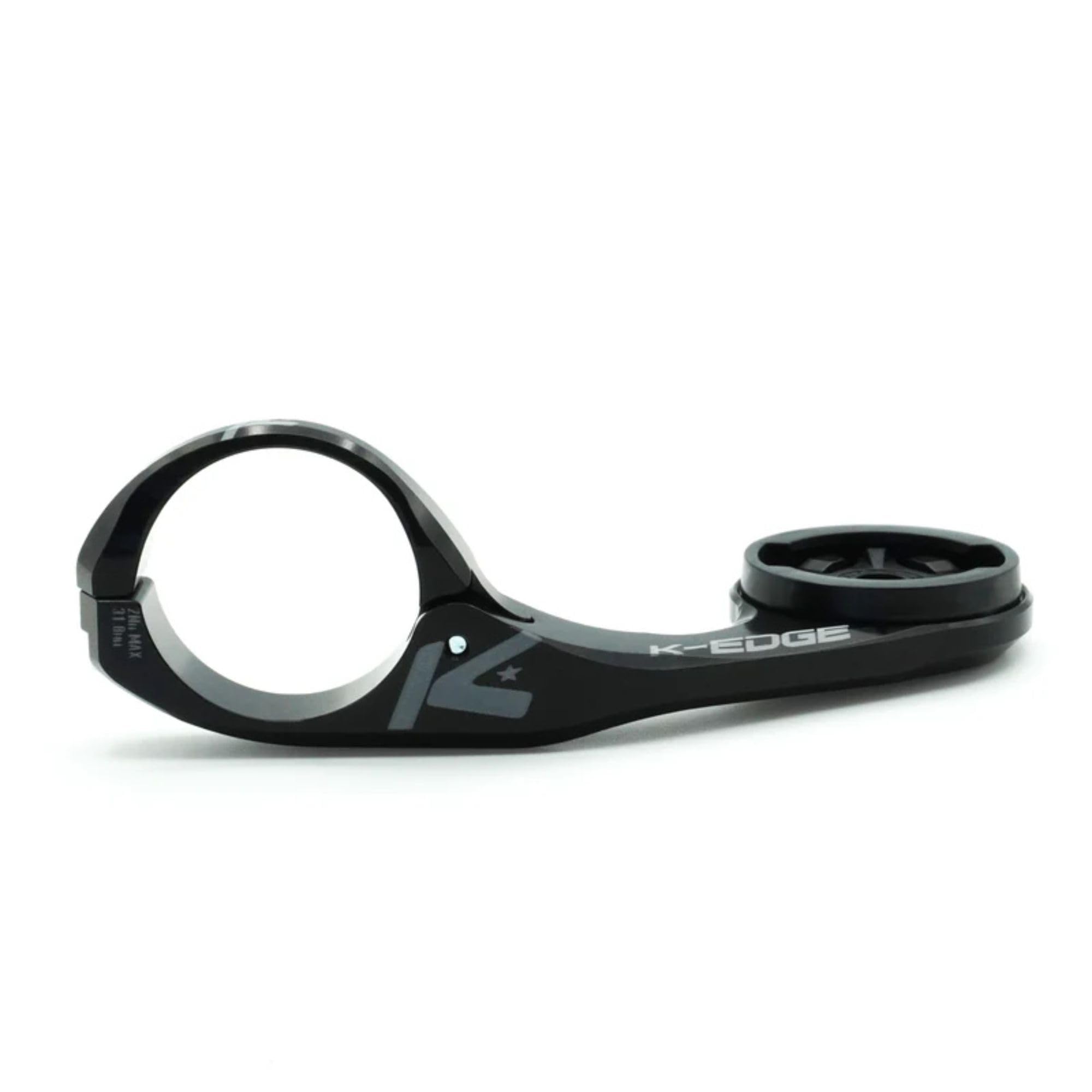 K-EDGE Garmin Max Xl Mount, 31.8mm, (Black) Anodize, Ciclocomputer GPS Unisex Adulto, Nero (Black), STANDARD