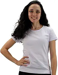 Camiseta Baby Look Feminina Básica Lisa 100% Algodão