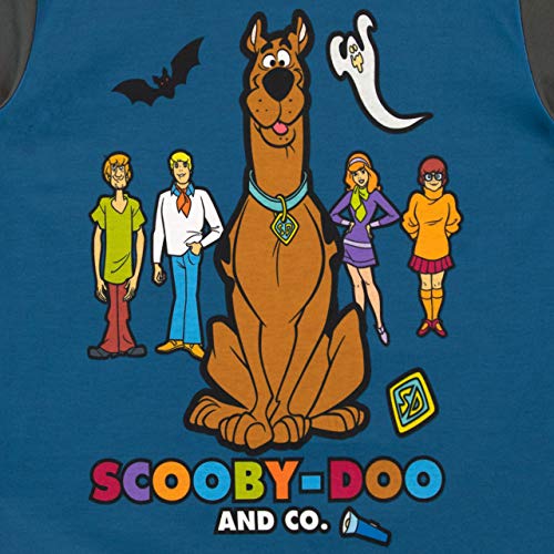 Scooby Doo Pigiama a Maniche Corta per Ragazzi Blu...