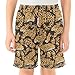 ALAZA Leopard Skin Fashion Boys Athletic Shorts Casual Shorts with Pockets Bottom Pants Summer Athletic Running Shorts 9-10 Year