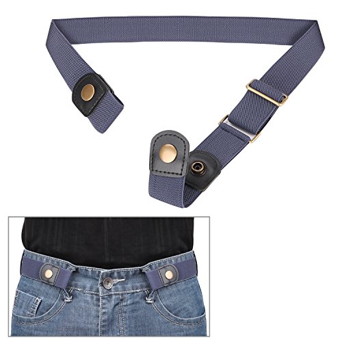 Image of XZQTIVE No Buckle Invisible Elastic Stretch Belt for Men /Women Fits waist 24-50in Father Day Gift