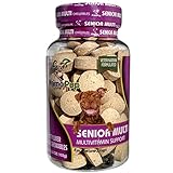 Senior Dog Multivitamin by Primo Pup Vet Health | Supports Physical and Mental Wellbeing | Vet Formulated | Easy to Digest | No Artificial Colors, Flavors or Grains | Made in the USA | 60 Chewables