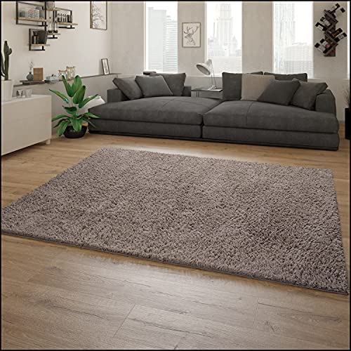 Paco Home Hochflor Teppich Wohnzimmer Flauschig Weich Modern Schlafzimmer Shaggy Flokati Optik...