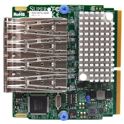 Supermicro AOC-MTG-I4SM-O Add-on Card AOC-MTG-I4SM - Adaptador de red - 10 Gigabit SFP+ x 4 miniatura 2