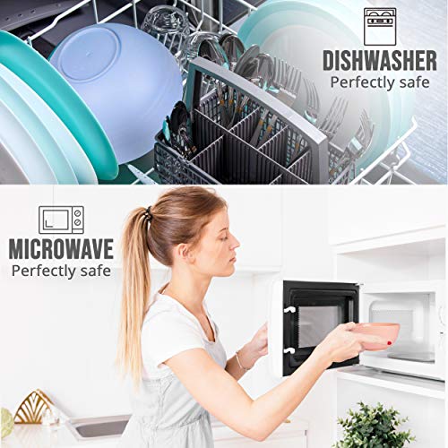 image for STORESUM Cereal Bowls - 26OZ Unbreakable Wheat straw Bowls For Kitchen