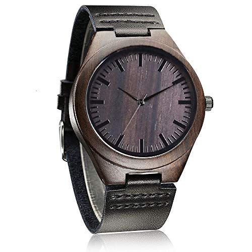 Preisvergleich Produktbild Maßgeschneiderte hölzerne Uhren, Lässige handgemachte hölzerne Uhren für Männer Damen Familie Freunde Geschenk (Originale)