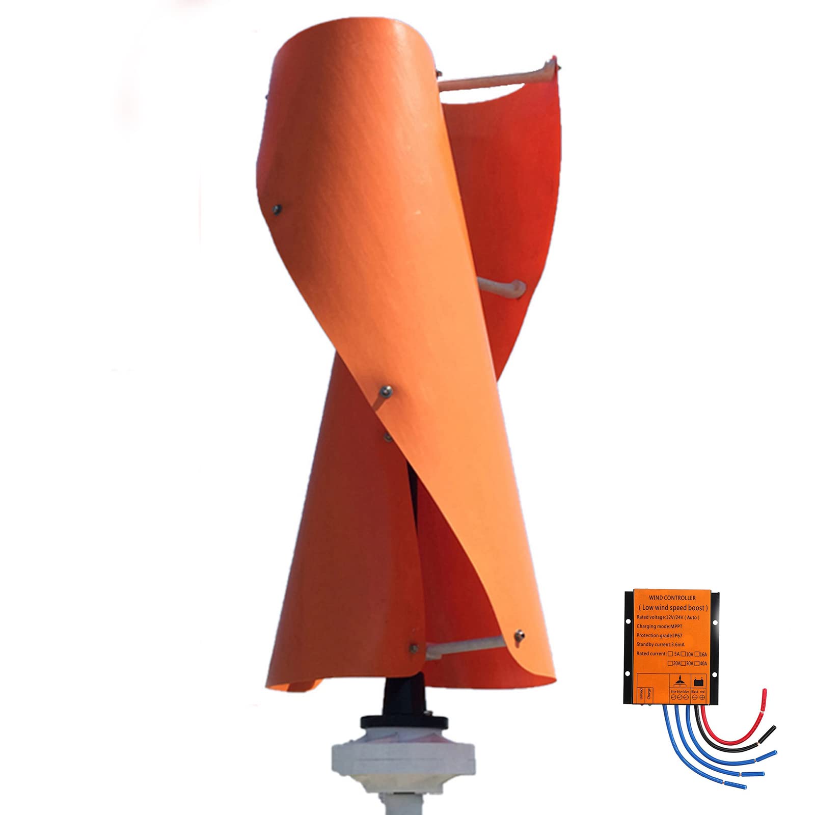 Buy 12000W 12V 24 Volt Wind Turbines+Controllerhome Wind Generator