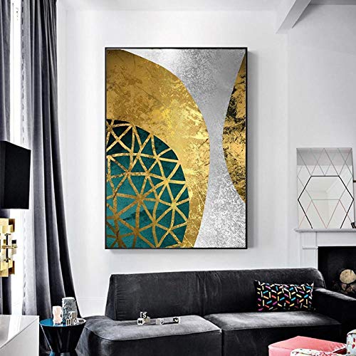 Póster abstracto de lienzo para pared de pasillo y salón 2