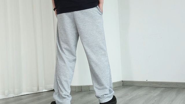 Mens Sweatpants Baggy Fleece Joggers Casual Straight Leg