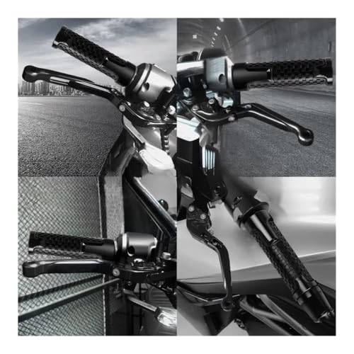 Leviers de frein CNC Moto Valico 125R : Finition aluminium taillé masse premium