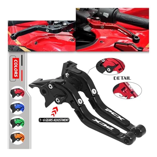 Leviers de frein et d'embrayage extensibles pliables moto PCX 160