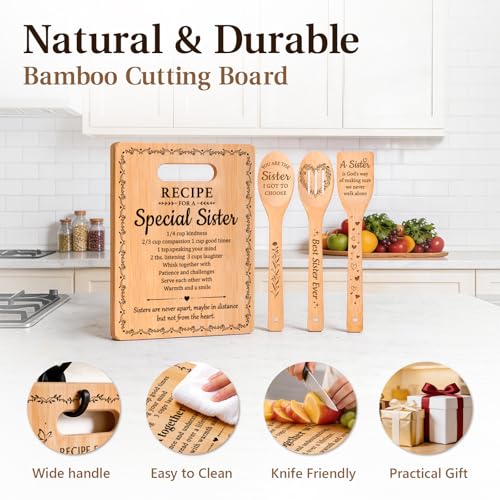 Set de Tabla de Cortar LUMELOOM Hermana 4 Piezas - Bambú Rectangular 27.99 x 21.49 cm miniatura 3
