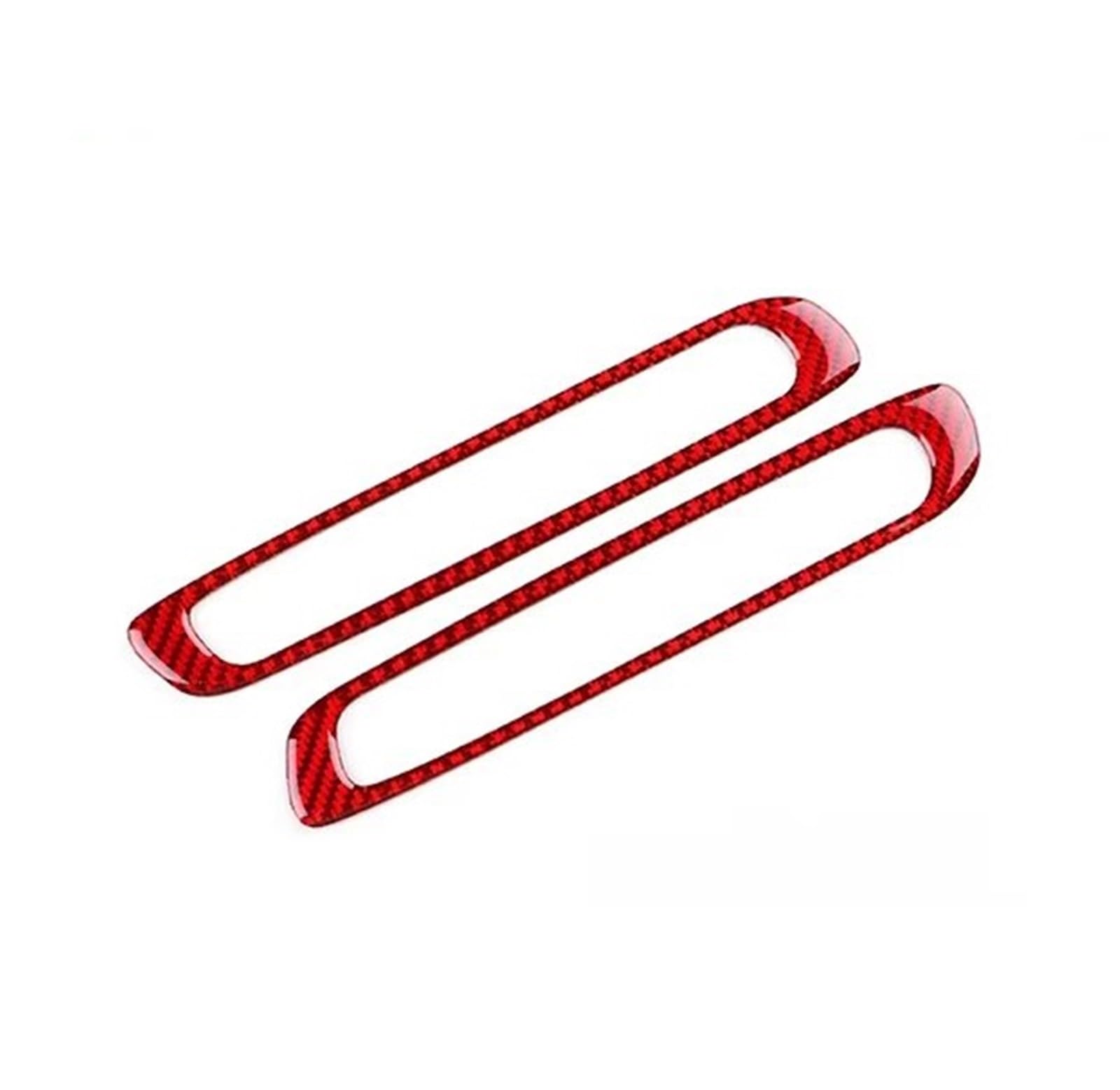 Interior Styling Sticker Car Sticker LHD RHD A-Pillar Air Outlet for Mazda 3 for Axela 2019 2020 2021 2022 2023 2024 2025 Accessories Decoration(Red Carbon)