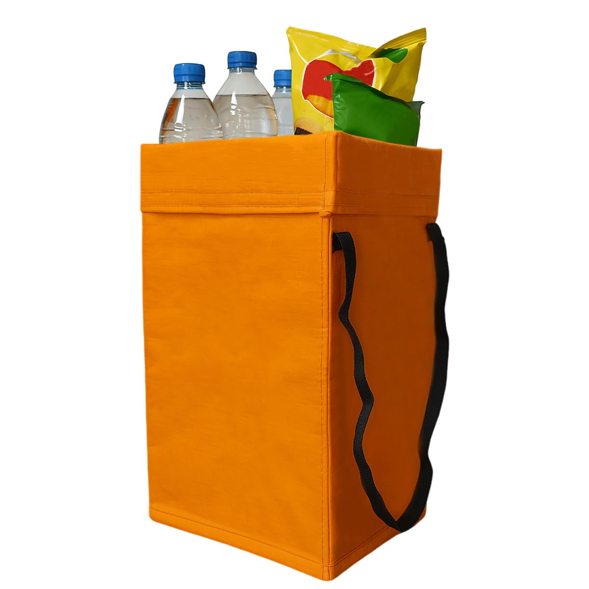 Foldable Car Trash Can, Multipurpose Waterproof Auto Back Seat Hanging Garbage Organizer, Large Capacity Leak-Proof Vehicle Interior Storage Bag Accessories for Cars, SUVs, Trucks (Red)