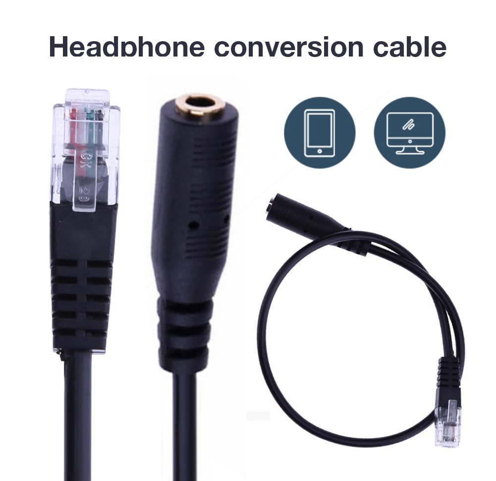 CentBest 3,5 mm naar RJ9 RJ10 kabel PC headset telefoon hoofdtelefoon adapterkabel converter voor Avaya 1600 9600 SNOM Yealink telefoons CentBest 3,5 mm naar RJ9 RJ10 kabel PC headset telefoon hoofdtelefoon adapterkabel converter voor Avaya 1600 9600 SNOM Yealink telefoons