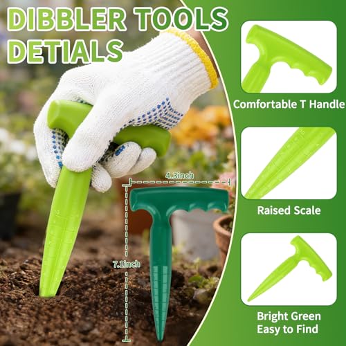 Kit de herramientas para plantar semillas 17 piezas miniatura 2