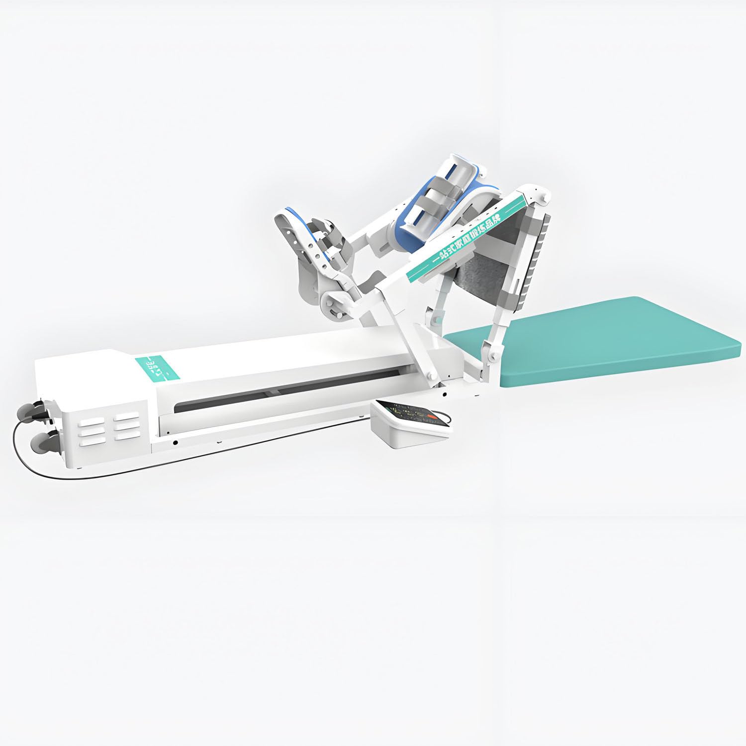 Máquina eléctrica CPM para piernas 0°–140°, 3 velocidades, Almohadilla Estable para pie, Dispositivo portátil de Terapia casera