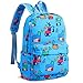 Zicac Zainetto per Bambini,Carino Zainetto Asilo Bambino,Escavatore Zaino Bambina Kindergarten Ragazzi/Ragazze, Regalo Bambina 4 Anni, Asilo Nido Scuola Nursery Zaino Et 2-6 (Light blue)