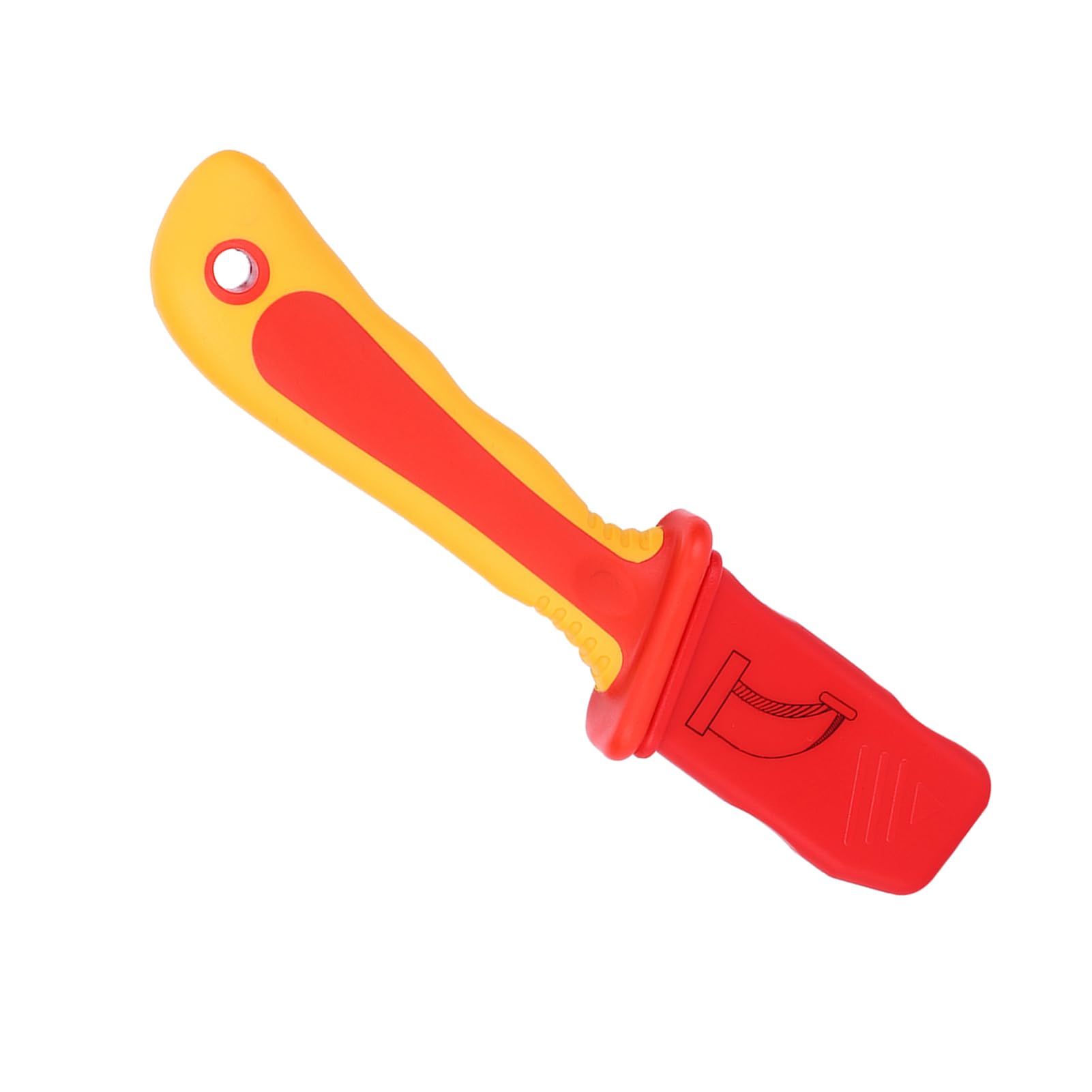 Cuchillo de Electricista Aislado de 1000V, Pelacables Rápido con Hoja de 210mm Certificada IEC60900, Anti-magnético