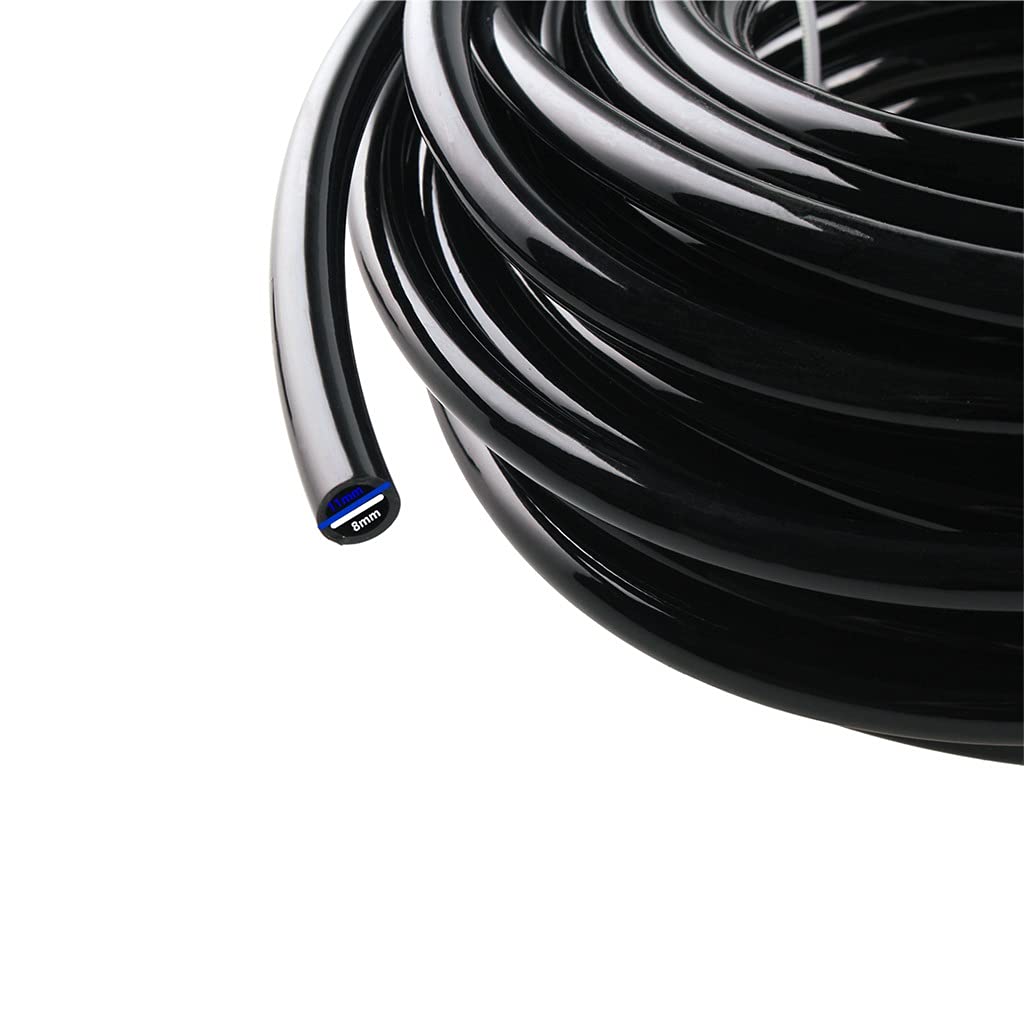 8/11mm 3/8 '' Tuyau D'arrosage De Jardin Micro Irrigation Goutte À Goutte Tuyau D'arrosage Tuyau D'arrosage Plantes Fleur Tuyau D'arrosage (Color : 10M)