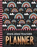 Teacher Lesson Planner 2023-2024: Lesson Planner Grade and Record Book for Teachers from July 2023 to June 2024, Monthly and Weekly Class Organizer