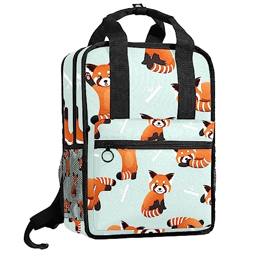 Sac à dos panda pour la maternelle et les sorties nature avec bretelles ajustables orange
