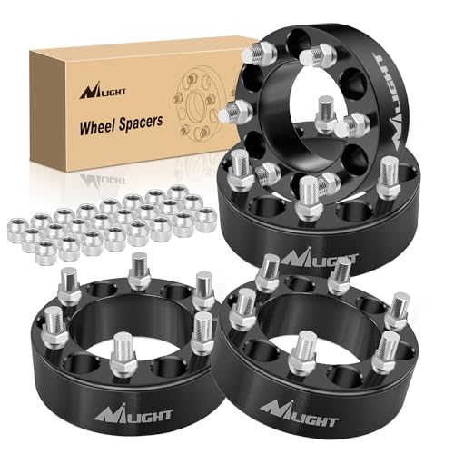 Image of Nilight 6x5.5 Wheel Spacers for Chevy Silverado GMC Sierra 1500 1999-2021