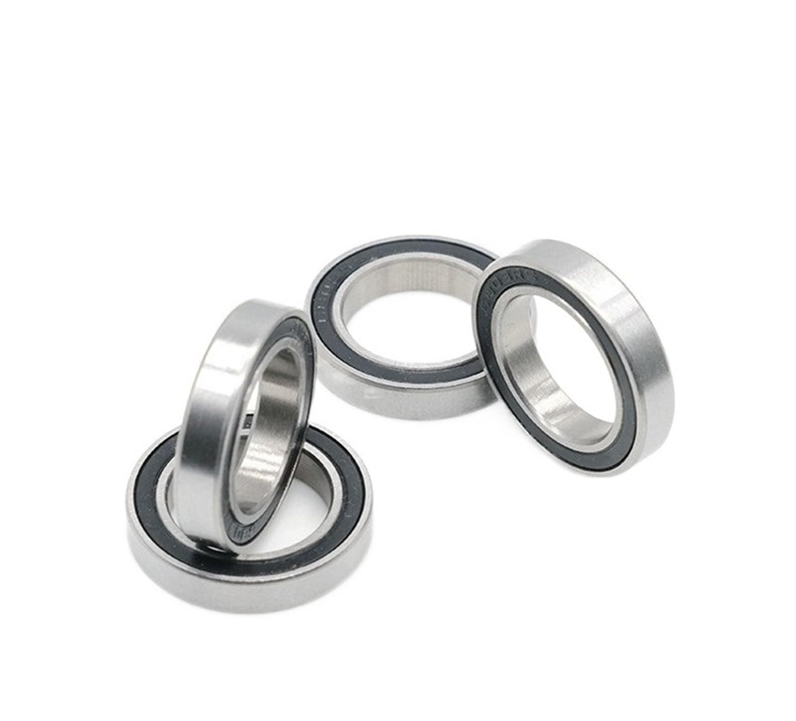 Rodamiento rígido de bolas 6803-2RS 17x26x5mm bimetálico con sellado de goma para motor