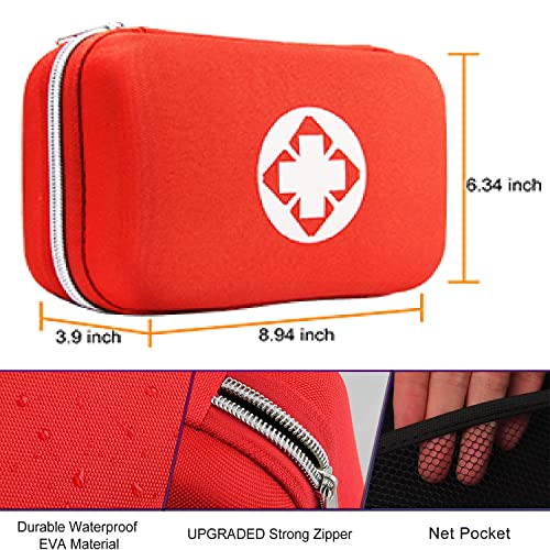 Image of Galaxy 279 Pcs First Aid Kits for Survival Emergency Trauma Sport Medical Hunting Camping Hiking Outdoor IFAK EMT Bag ( 279 Pcs Red First Aid Kits)