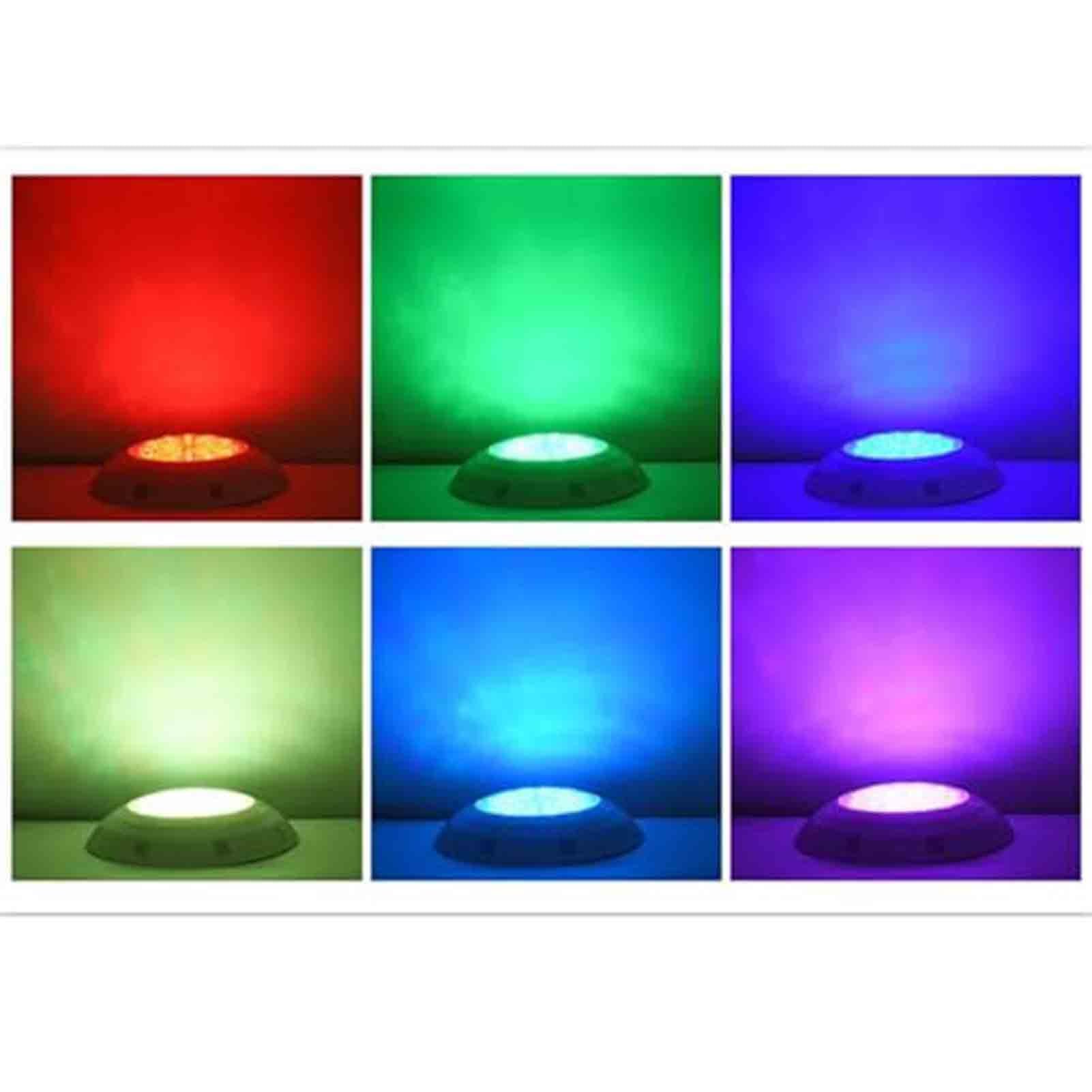 THEGA Unterwasser-Teichstrahler – LED-Gartenleuchte, Wasserdichte LED-Poolleuchte (IP68), RGB-Springbrunnenbeleuchtung, 12V-Unterwasserleuchte, Wasserdichte Landschaftsleuchte(Warm White light,12W)