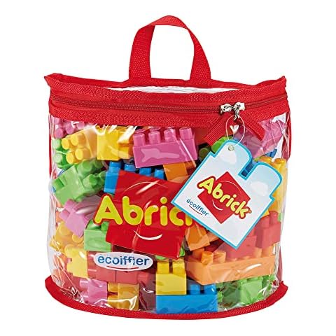 Ecoiffier - Bolsa con 100 Bloques de Construcción Abrick Cover
