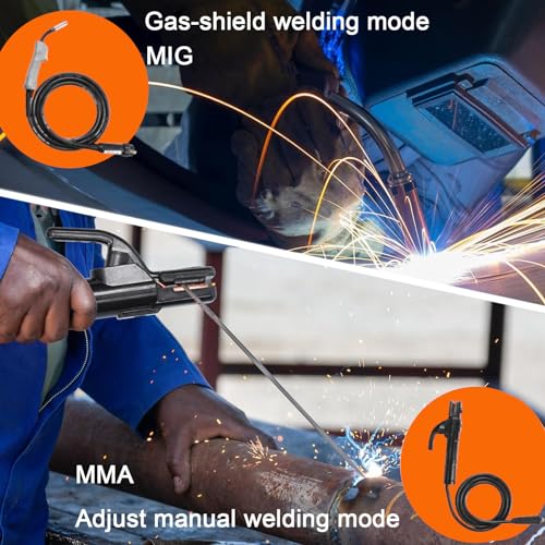 GearZone 2 in 1 Welding Machine (MMA MIG-250A 220V), Portable and Safe Home Welding Machine, Power Tools Welding Equipment with Accessories
