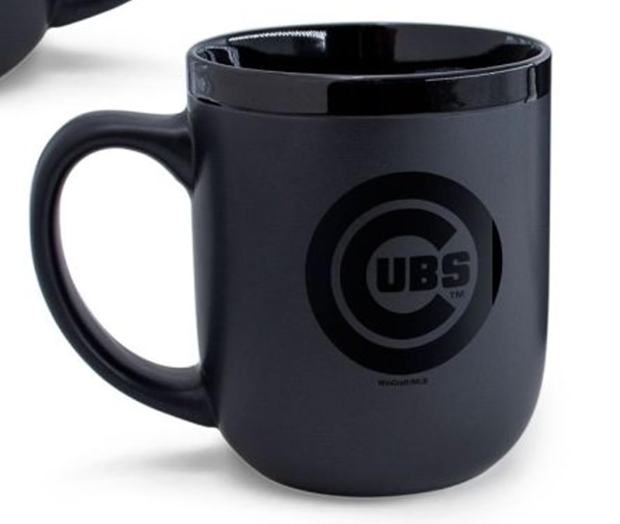 Wincraft Black Chicago Cubs Coffee Mug 17Oz Matte