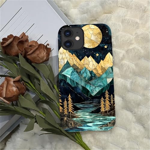 Coque de protection iPhone 11 design ciel rêveur finitions mates et dorées - 6