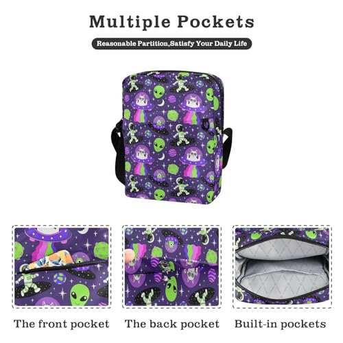 Crossbody Bags Rainbow Women Men Mini Messenger Bag, Adjustable Side Shoulder Bag, Travel Portable Purse2