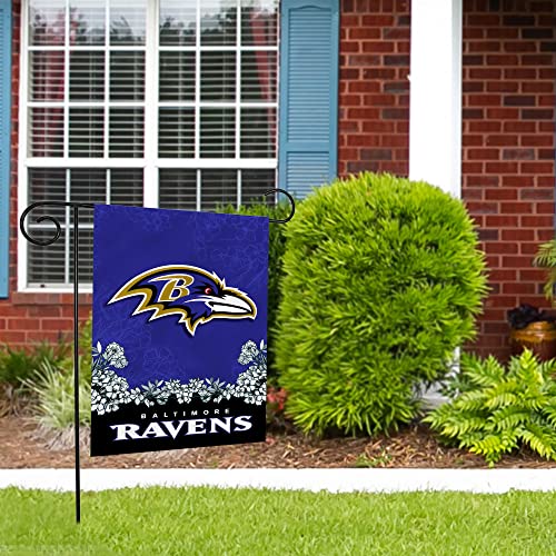 Image of Rico Industries NFL Standard /Primary 13 inch x 18 inch Double Sided Garden Flag - Great Gift for Men, Women, & Fans