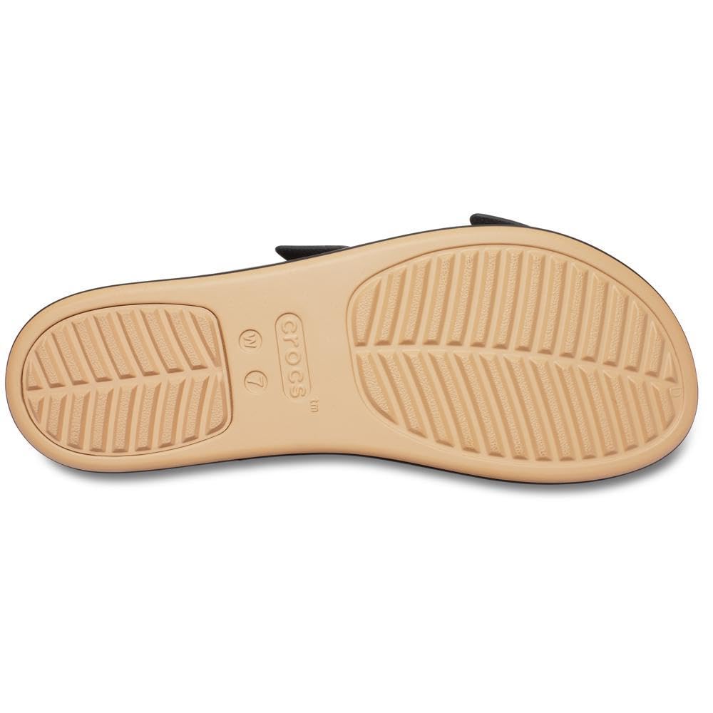 Crocs Brooklyn Buckle Matte Wrap Low Wedge, Sandalias con cuña Mujer
