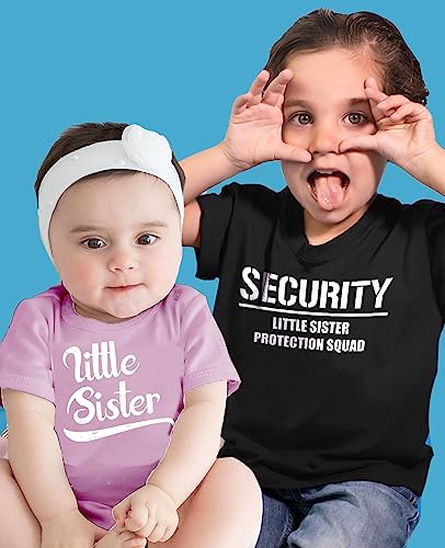Image of Tstars Big Brother Shirt Little Sister Baby Bodysuit Matching Outfits Sibling Shirts