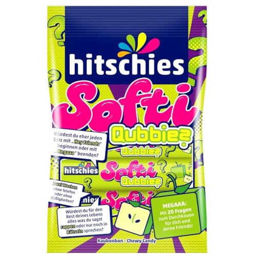 Hitschler Softi Qubbies Caramelo de Manzana 80g miniatura 1