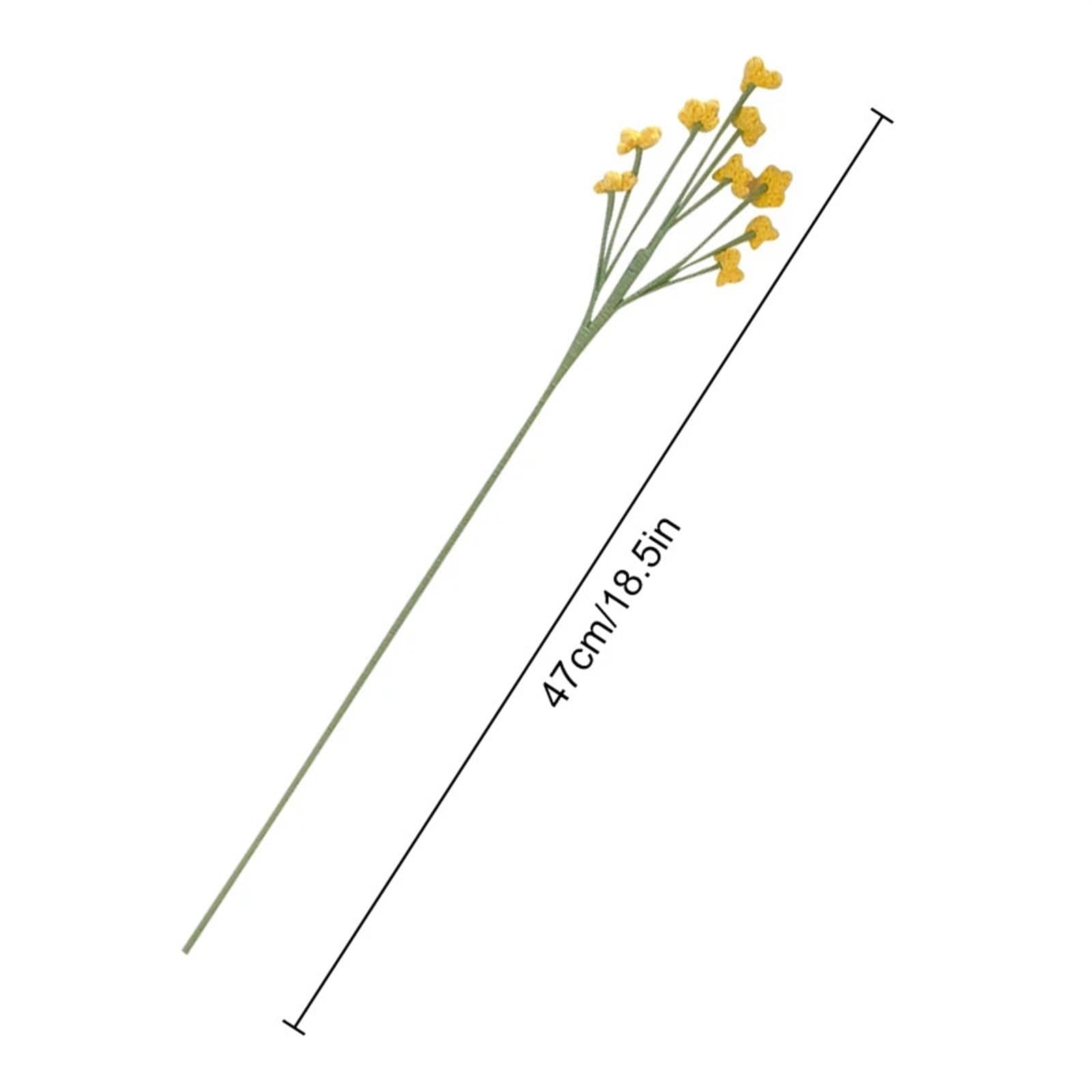 BTYQKZVPM，Flores de Ganchillo,Flores de Punto， 1PCS Bouquet Bridal Wedding Decoration Floral Home Table Decor(A)