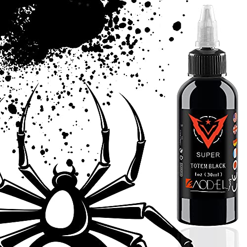 DLD Tattoo Farbe Black für professionelle Tribal Liner Tattoos