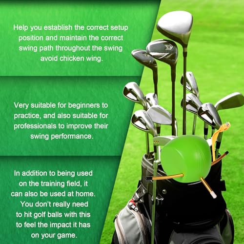HRYOML The Connector Golf Training Aid - Golf Swing Trainer Aid for Posture Correction Practice, Suitable for Golfers of All Levels Looking to Improve Overall Game