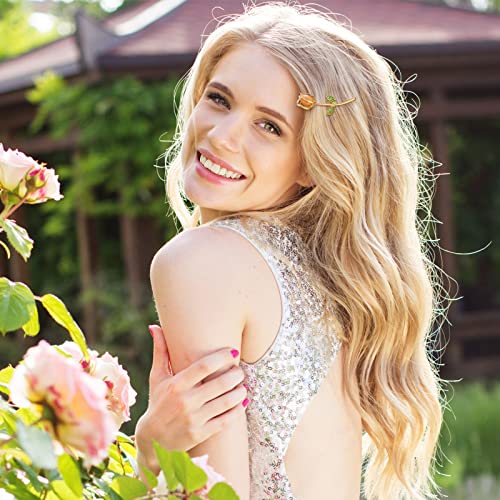 10 Pcs Decorative Hair Clips For Women And Girls Rhinestone Bobby Pins Butterfly Flower Hair Clip Handmade Metal Barrettes Glitter Crystal Hairpin Jewelry Accessory For Wedding (Fresh Style) #TOP4